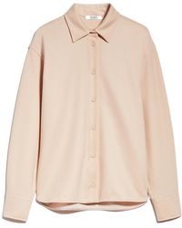 Max Mara - Collared Long-Sleeved Shirt Jacket - Lyst