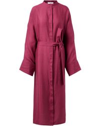 Gabriela Hearst - Tilda Linen Belted Dress - Lyst