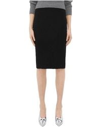 Bottega Veneta - High-Rise Midi Skirt - Lyst