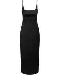 STAUD - Square Neckline Dress - Lyst