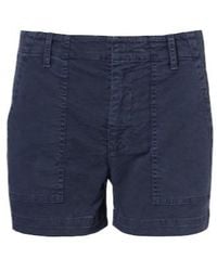 Nili Lotan - Utility Cotton Shorts - Lyst