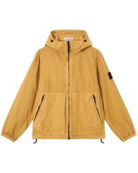Stone Island - Zip-Up Hooded Jacket - Lyst