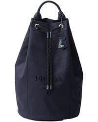 Prada - Canvas Drawstring Duffle Bag - Lyst