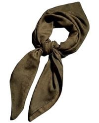Gucci - Gg Wool Silk Jacquard Shawl - Lyst