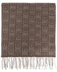 Ferragamo - Letter Pattern Scarf - Lyst