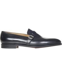 John Lobb - Buckle Detailed Slip-On Loafers - Lyst