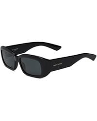 Saint Laurent - Eyewear Rectangular Frame Sunglasses - Lyst