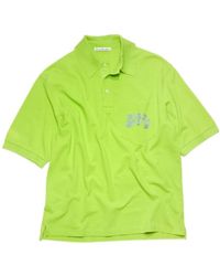 Acne Studios - Logo Embroidered Polo Shirt - Lyst