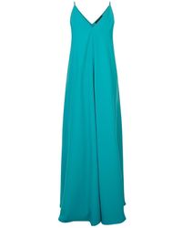 Gianluca Capannolo - V-Neck Spaghetti-Strap Maxi Dress - Lyst
