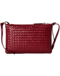 Bottega Veneta - Woven Leather Crossbody Bag - Lyst