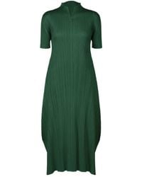 Pleats Please Issey Miyake - Pleats Please Issey Miyake Pleated Dress - Lyst