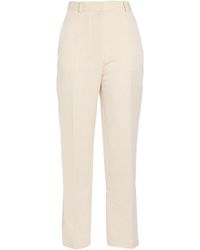 Jacquemus - Solid Color Canvas Straight-Leg Pants - Lyst
