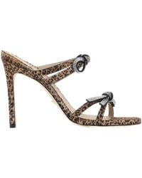 Stuart Weitzman - Bow Detailed Slip-On Mules - Lyst