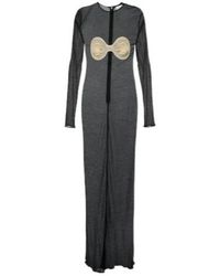 Magda Butrym - Crochet-Trimmed Jersey Maxi Dress - Lyst