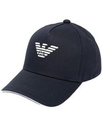 Emporio Armani - Logo Printed Baseball Cap - Lyst