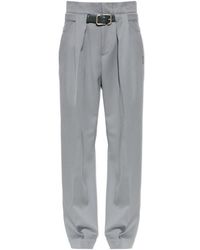The Attico - The Belted Pleated Pants - Lyst