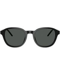 Emporio Armani - Acetate Round Sunglasses - Lyst