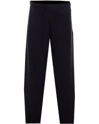 The Row - Cotton And Cashmere Trousers - Lyst