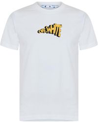 Off-White c/o Virgil Abloh - Logo Short Sleeve T-Shirt - Lyst