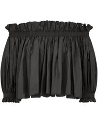 Dior - Off-The-Shoulder Smocked Top - Lyst