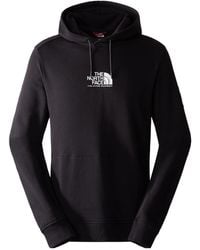 The North Face - Logo Printed Drawstring Hoodie - Lyst