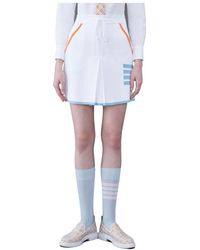 Thom Browne - Stripe Detail Mini Skirt - Lyst