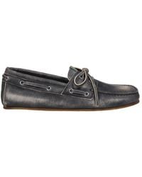 Gucci - Distressed Boat Shoes - Lyst