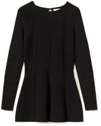 Twinset - Panelled Fine-Knit Dress - Lyst