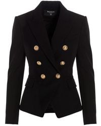 Balmain - Double-Breasted Tailored Blazer - Lyst