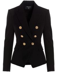 Balmain - Double-Breasted Tailored Blazer - Lyst