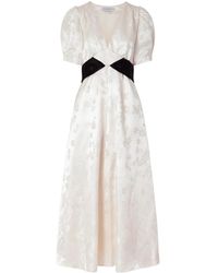 Gabriela Hearst - Jacquard Silk-Satin Maxi Dress - Lyst