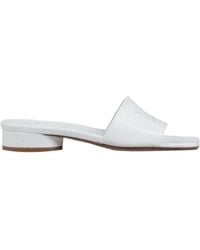 Maison Margiela - Minimalist Leather Slippers - Lyst