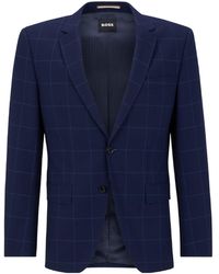 BOSS - Classic Check Blazer - Lyst
