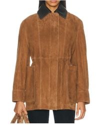 Nour Hammour - Grange Suede Jacket - Lyst