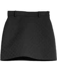Gucci - Gg Mini Skirt - Lyst