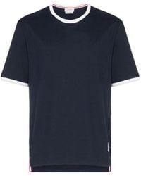 Thom Browne - Jersey Ringer T-Shirt - Lyst