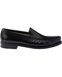 Prada - Ruched Slip-On Loafers - Lyst