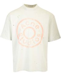 Acne Studios - Logo Printed Crewneck T-Shirt - Lyst