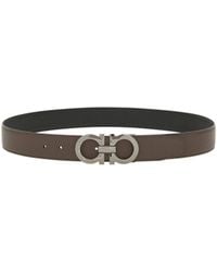 Ferragamo - Reversible And Adjustable Gancini Belt - Lyst