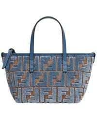 Fendi - Roll Monogram Mini Tote Bag - Lyst