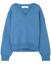 Rohe - V-Neck Wool Sweater - Lyst