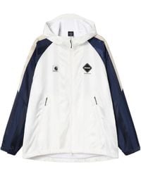 Carhartt - X F.C.Real Bristol Zip-Up Hooded Jacket - Lyst