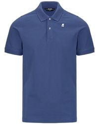 K-Way - Vinnie Logo Patch Polo Shirt - Lyst