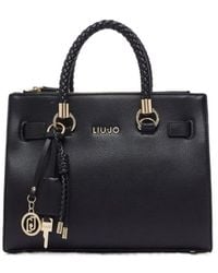 Liu Jo - Logo Lettering Small Satchel Bag - Lyst