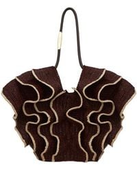 Zimmermann - Goldentime Medium Ruffle Tote - Lyst
