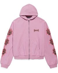 Balenciaga - Sacré Cœur Medium Fit Zip-Up Hoodie - Lyst