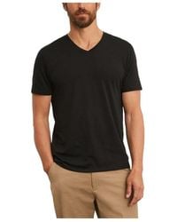 Vince - V-Collar Short-Sleeved T-Shirt - Lyst