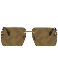 Fendi - Logo Sunglasses - Lyst