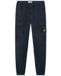 Stone Island - Regular-Tapered-Fit Cargo Pants With Drawstring Waistband - Lyst