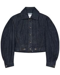 Givenchy - Collared Button-Up Denim Jacket - Lyst